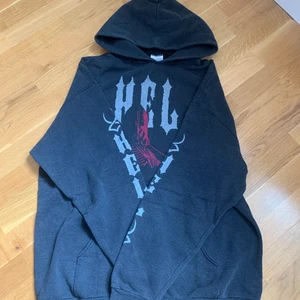 HEL vintage rocktröja - Vikingarocksband, HEL officiell merch. Riktigt snygg ”Vintage” fade på hoodien och den har bra passform. XXL stämmer som storlek, passar XL-XXL.  Skicka ett meddelande för passformsbild. Frakt tillkommer med 66kr.