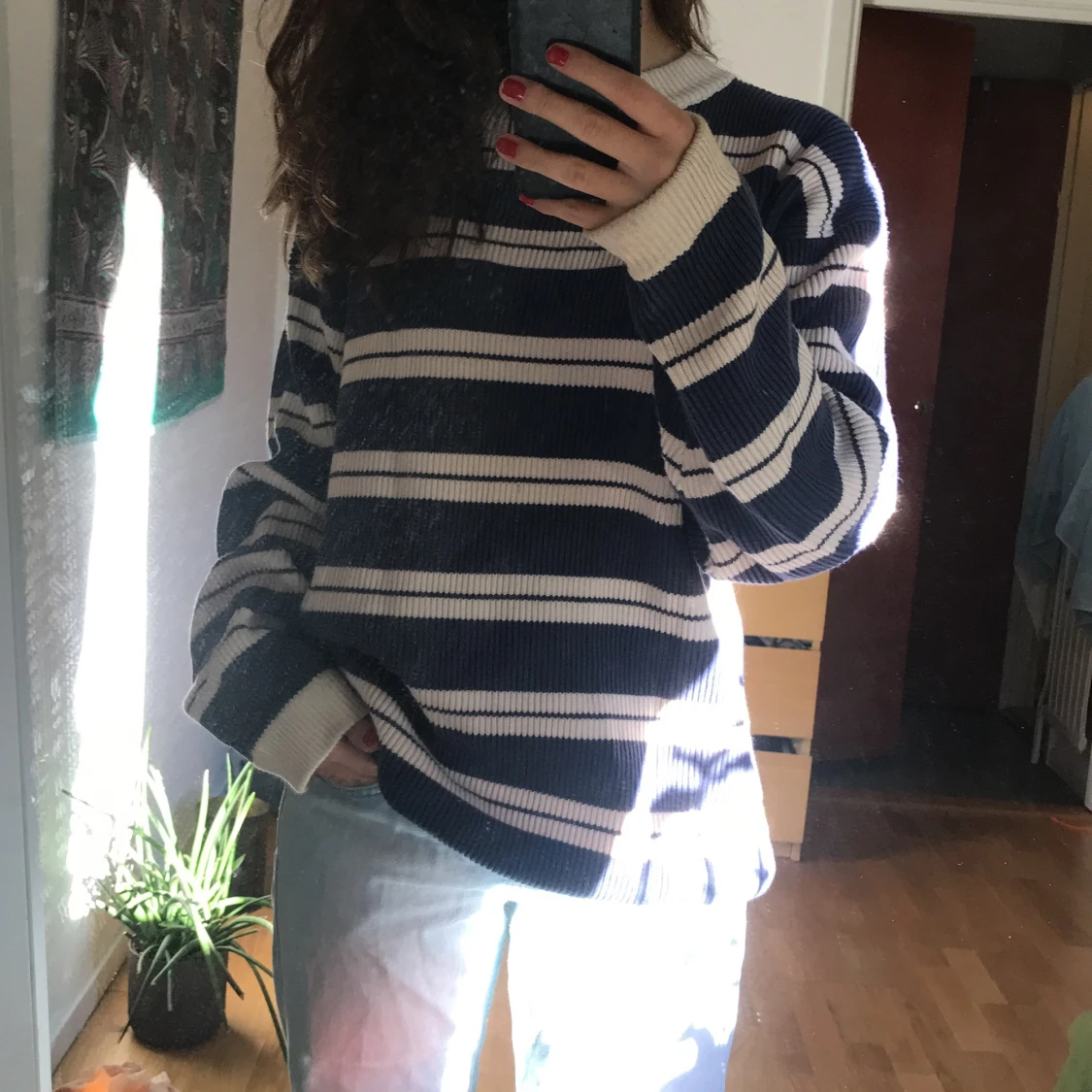 Tjocktröja. Storlek M/L 