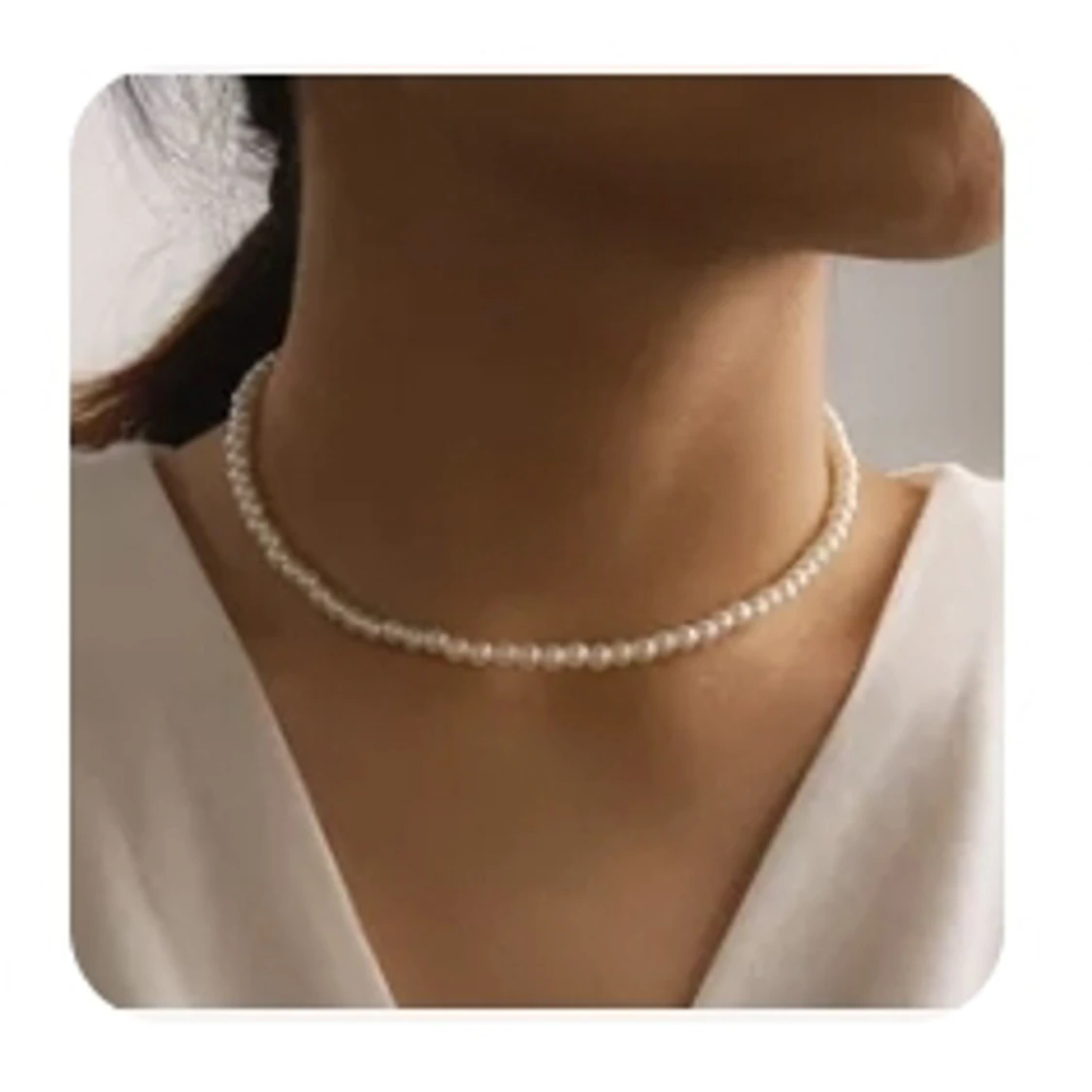 Pärlhalsband smycke halsband necklace - 90