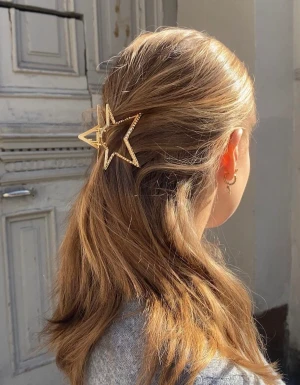 ”Stella” Hair Clip  - Kommer snart. Skriv för intresse. Guld/Silver 