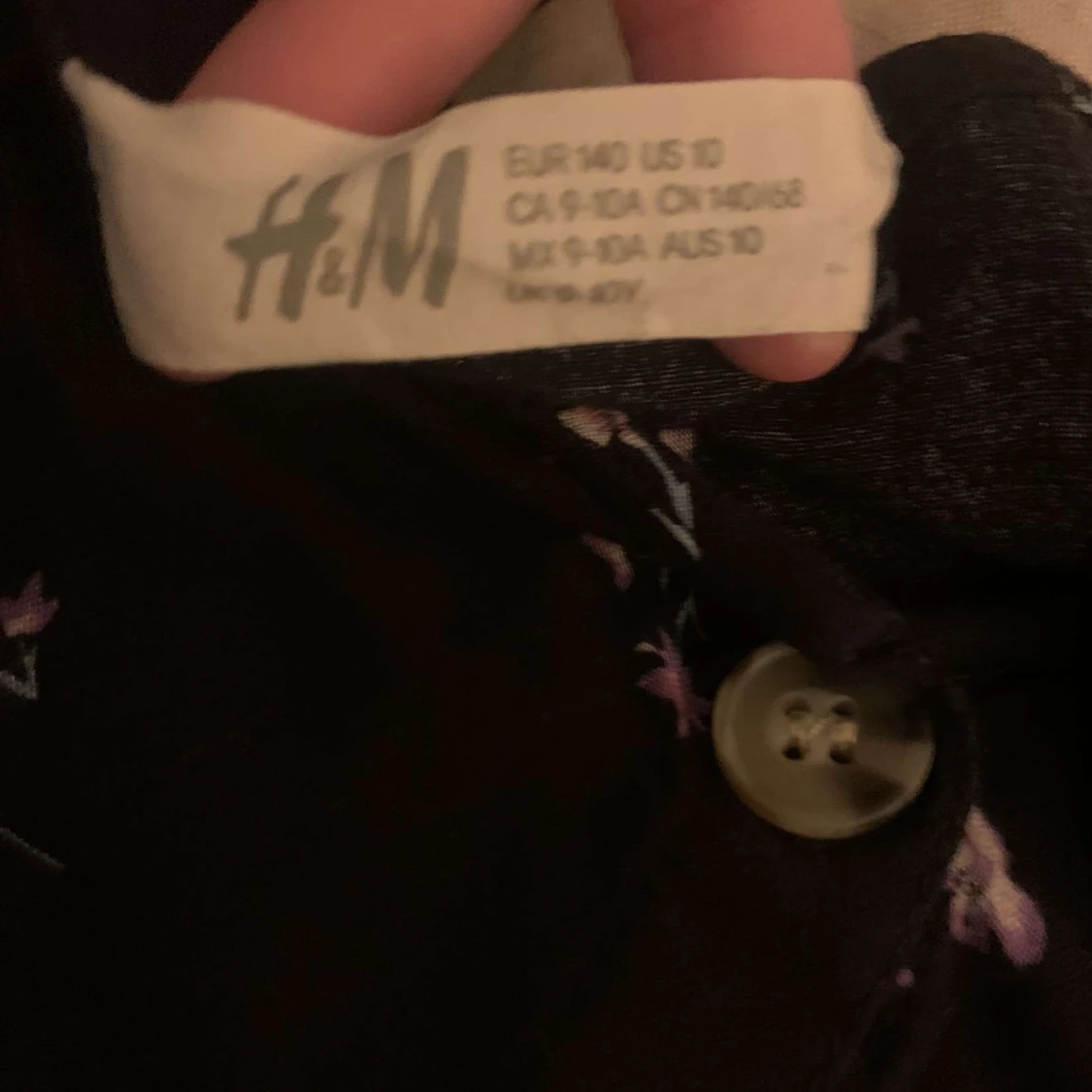 Blommig klänning  - 90