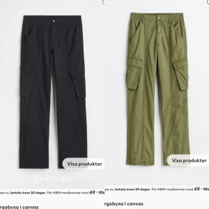 Cargobyxor - 2 stycken Cargobyxor från H&m för 250kr ❤️ storlek 32 i båda ❤️