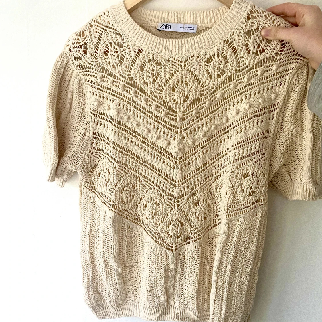 Virkad topp från Zara