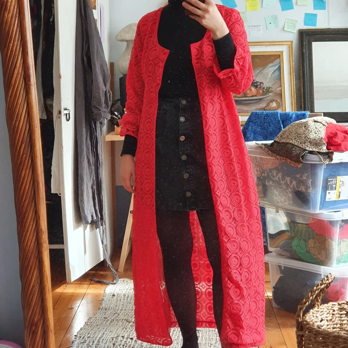 60-tals kimono/kofta i spets - 91