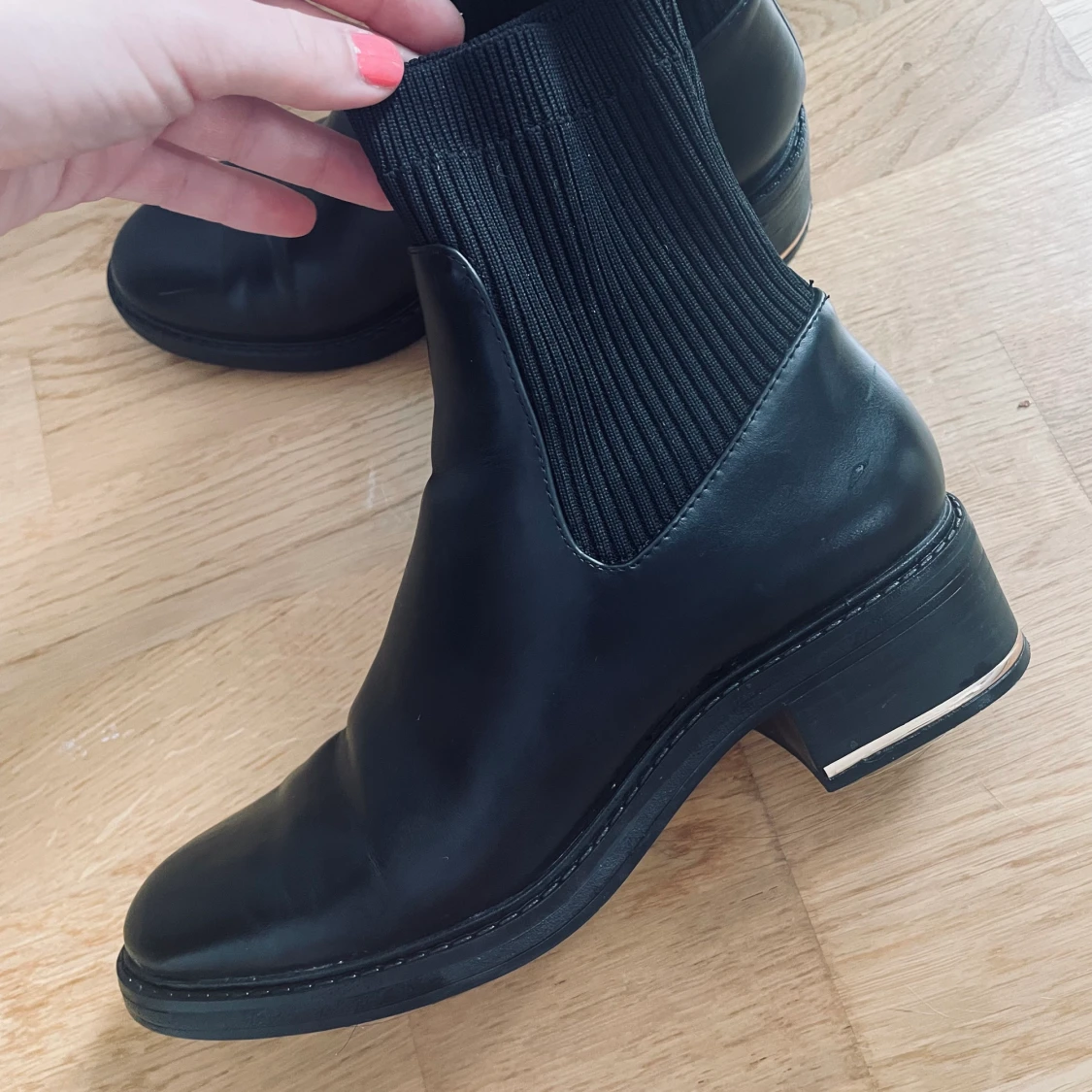 Svarta boots från Zara  - 90