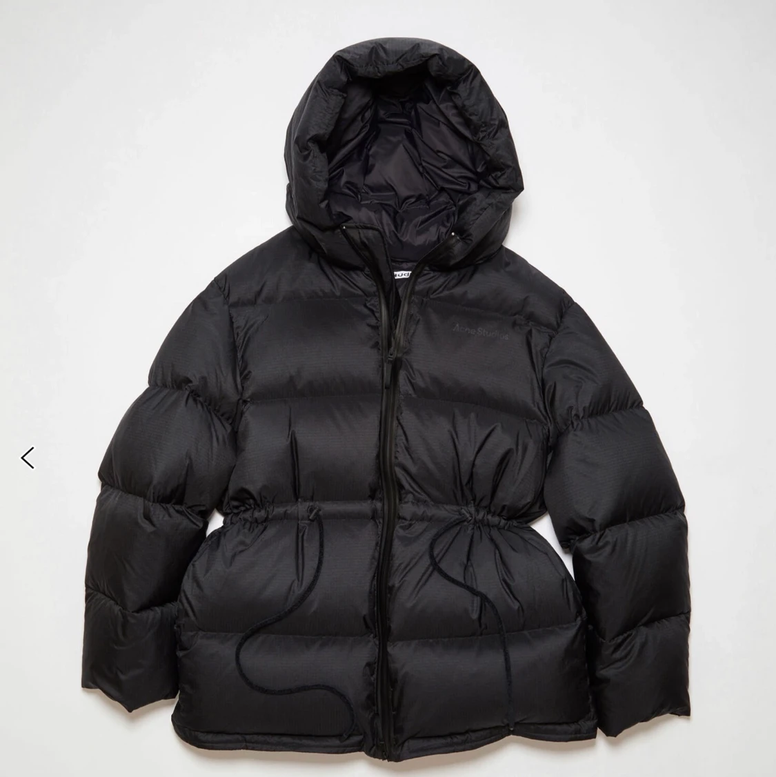 Acne studios hooded puffer jacket