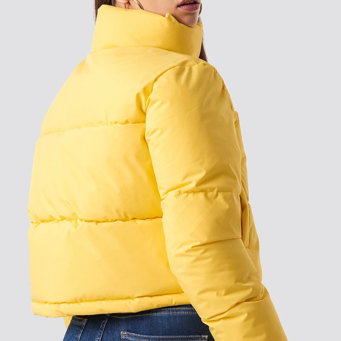 Gul pufferjacket - Hannalicious x NA-KD - 91