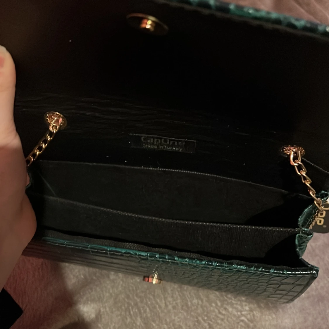 Grön axelremsväska - 90