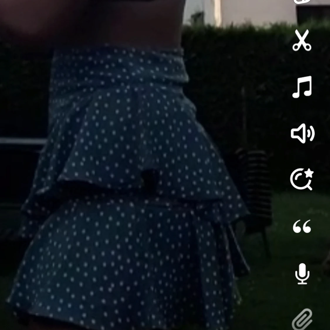 Grön Sommarkjol i tunt tyg  - 91