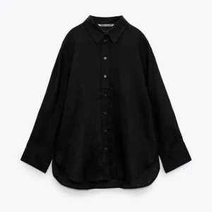 Linneskjorta - Superfin linneskjorta från zara. Tror jag har exakt den på bilden men jag köpte min förra året. Sparsamt använd. 