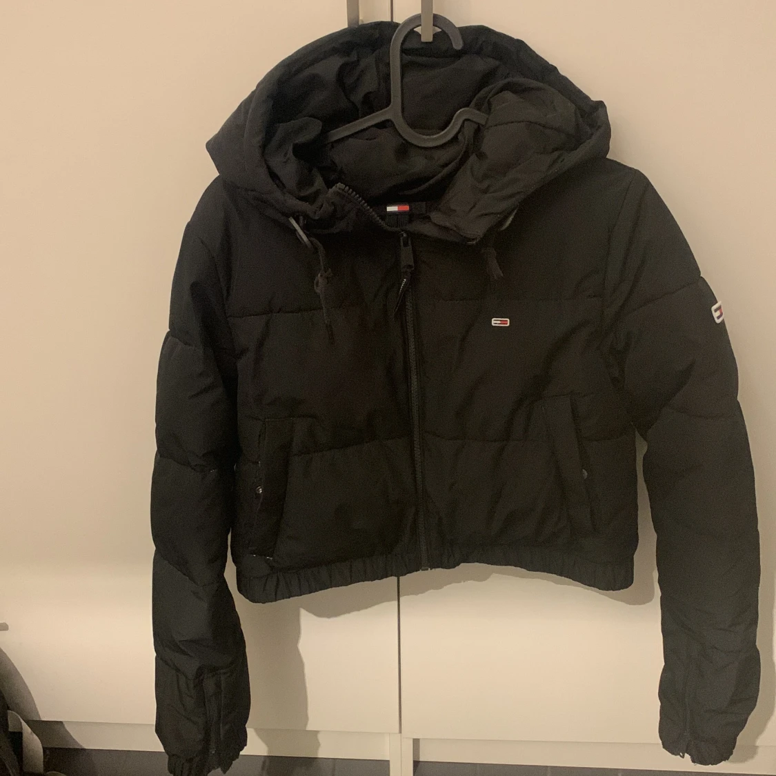 Cropped puffer - vinterjacka - black 