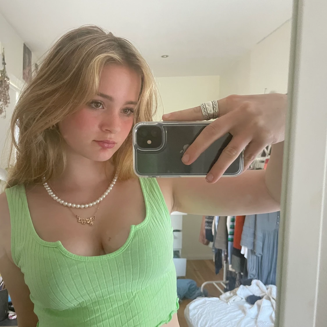 Mint grönt linne från zara!🍀