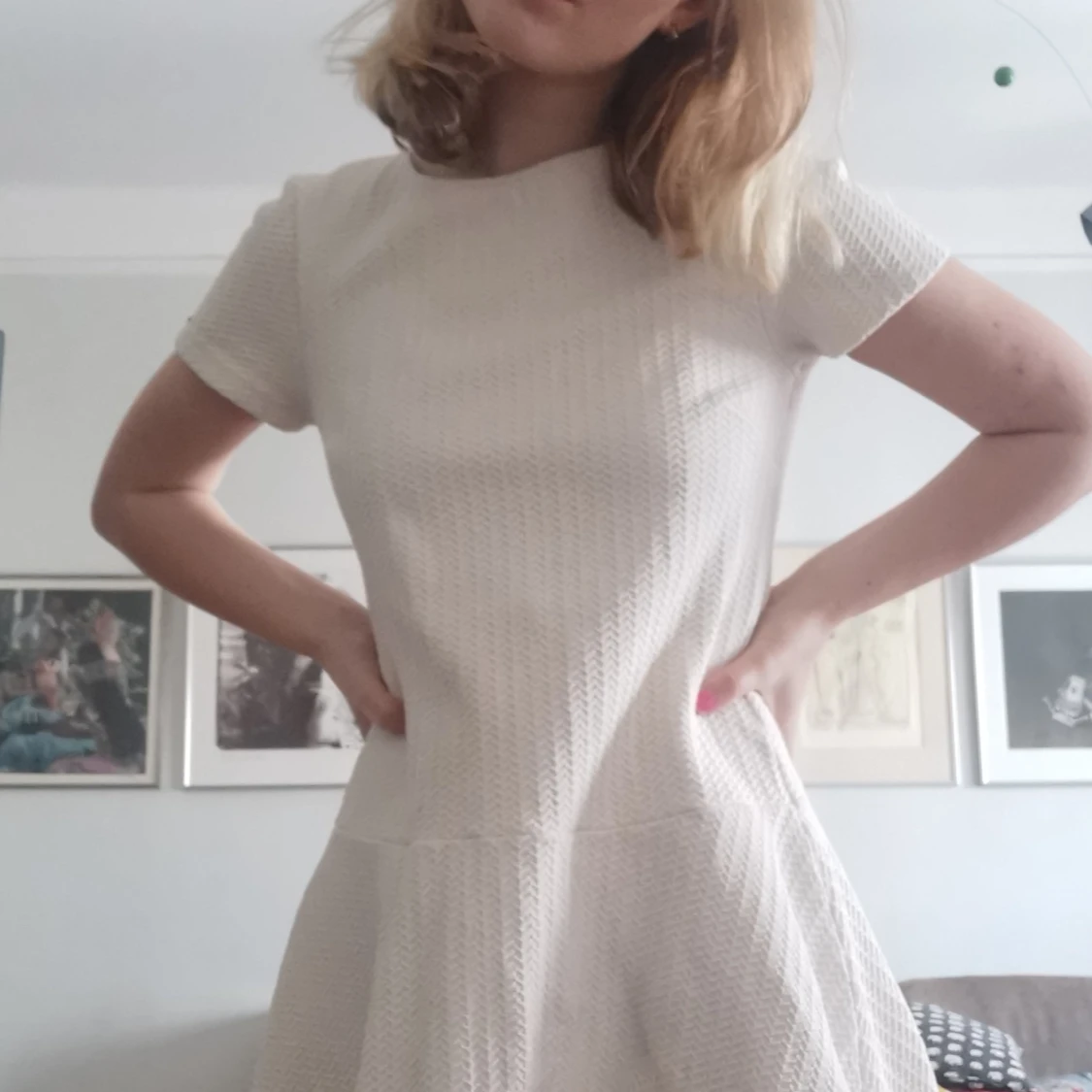 Vit klänning - 90