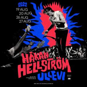 Säljer 2st biljetter till Håkan Hellström lördag 20/8 2022, Ullevi Göteborg. Sittplatser bredvid varandra. Kan ej gå på datumet längre. Säljer för inköpspris ☀️