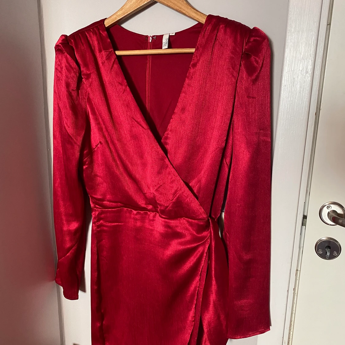 Röd festklänning strl 36