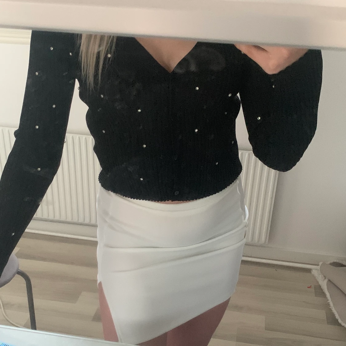 Tröja med diamanter