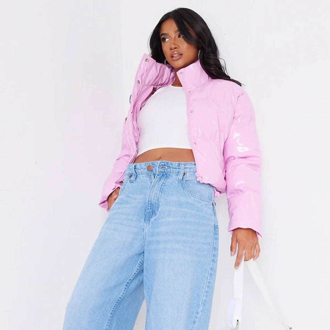 Puffer jacka babyrosa  - 90