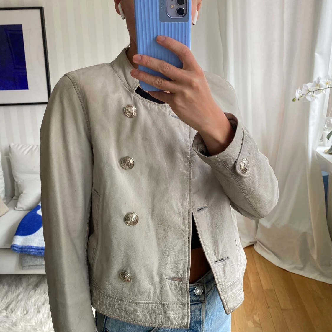 Resteröds x Jofama skinnjacka