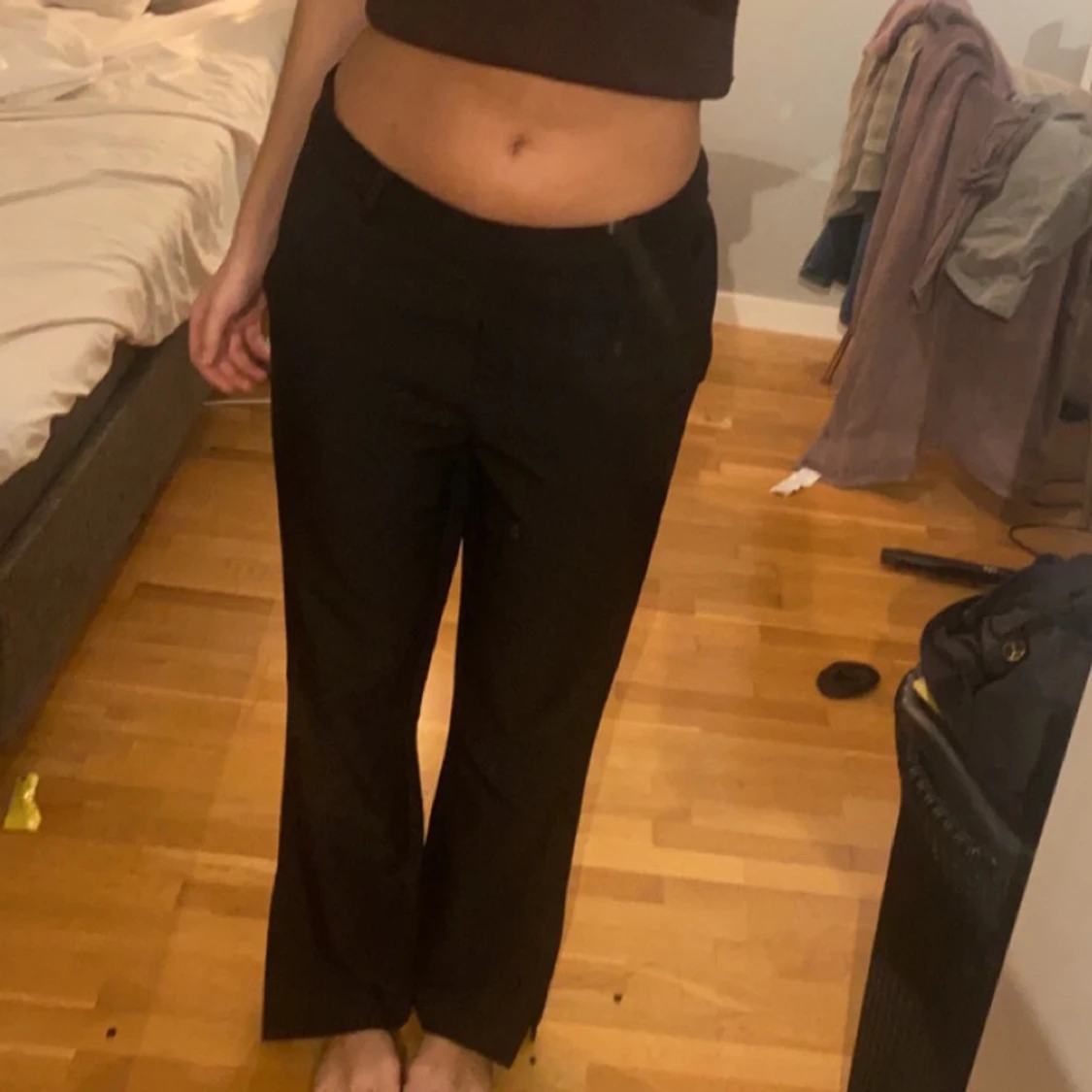 Lågmidjade kostymbyxor  - 90