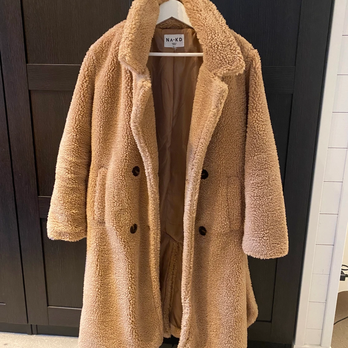 Beige höstkappa i storlek xs/s - 90