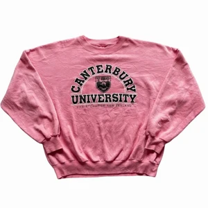 Vintage sweatshirt  - Rosa sweatshirt storlek s, vintage 