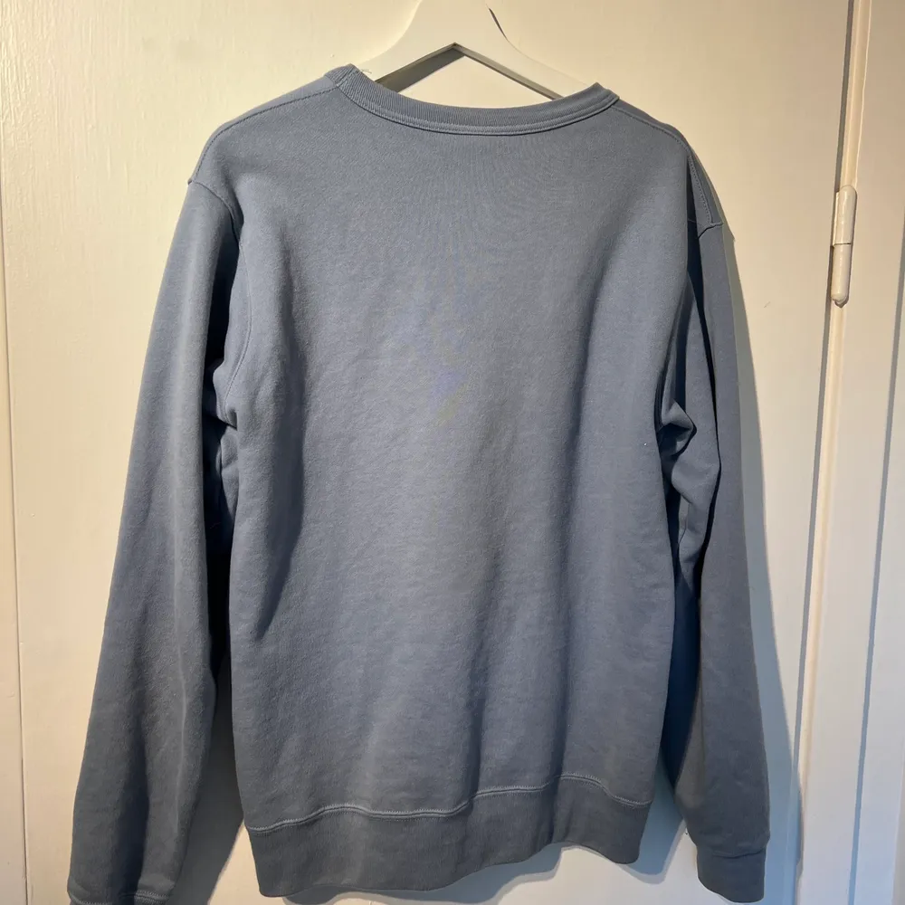 Blå sweatshirt från Zara i bra skick. Storlek S. Tröjor & Koftor.