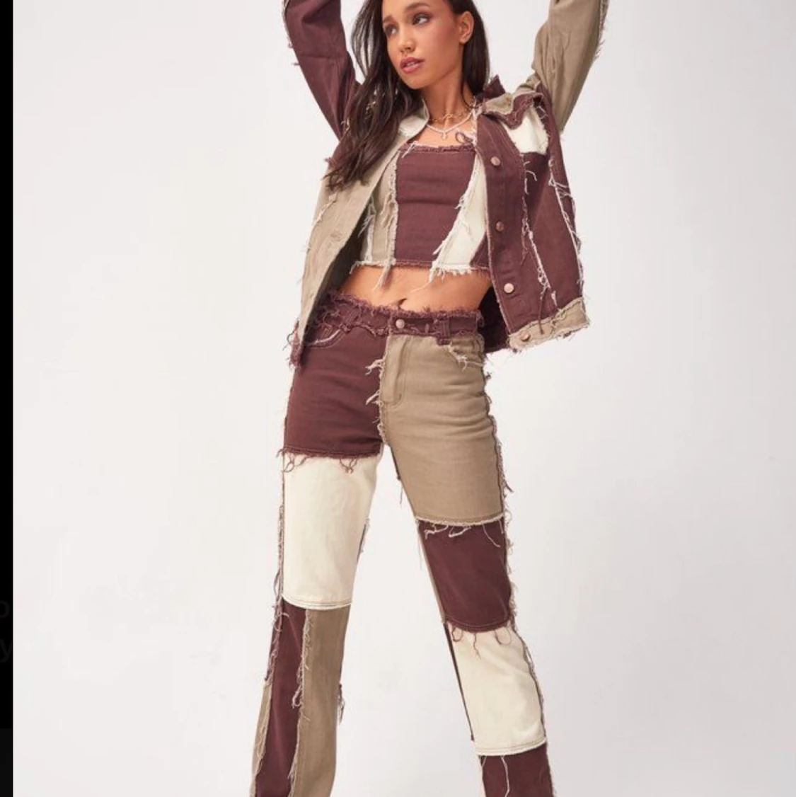 Jaded ldn patchwork jeans