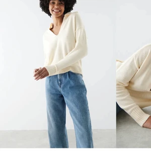 Hilma knitted sweater  - Säljer min vita tröja med krage från Ginatricot. Köptes för inte så länge sedan och den är använd ett fåtal gånger. Köptes för 349 kr och jag säljer den för 170 kr (pris kan diskuteras vid snabb affär) 💗 kan mötas i Stockholm eller frakta!