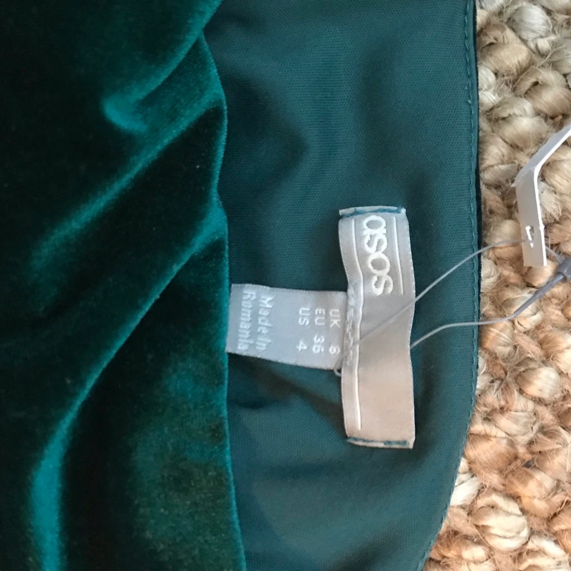 Mörkgrön balklänning i sammet  - 91