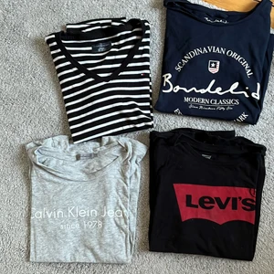 Märkeströjor  - Dessa t-shirts har endast används fåtal gånger (Calvin Klein tröjan har endast används en gång). De är mellan storlekarna S och XS. De säljs för 100kr st, men priset kan diskuteras om man köper fler. Skriv vilken tröja du är intresserad av. 