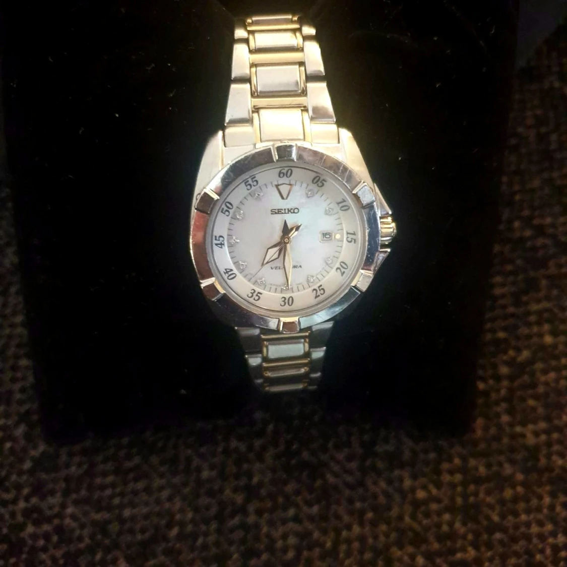 SEIKO Klocka med box i fint skick. - 90