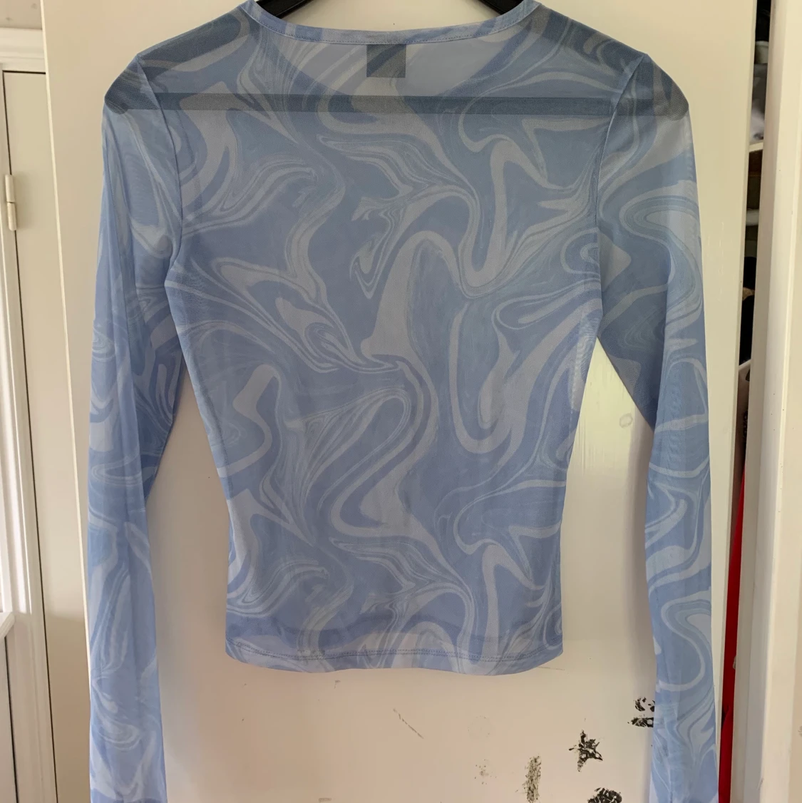 Mesh tröja ljusblå - 91