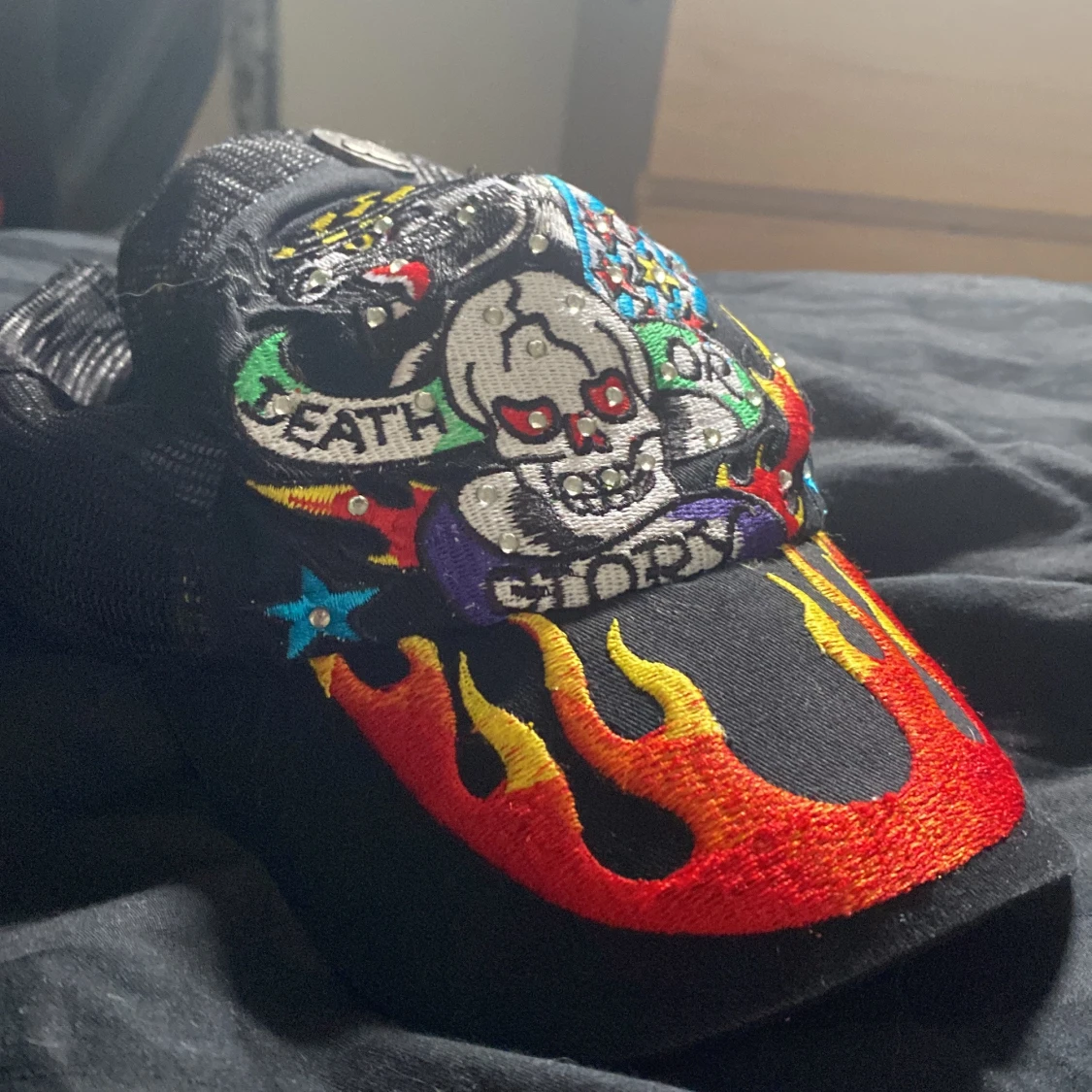 ed hardy keps, rhinestone