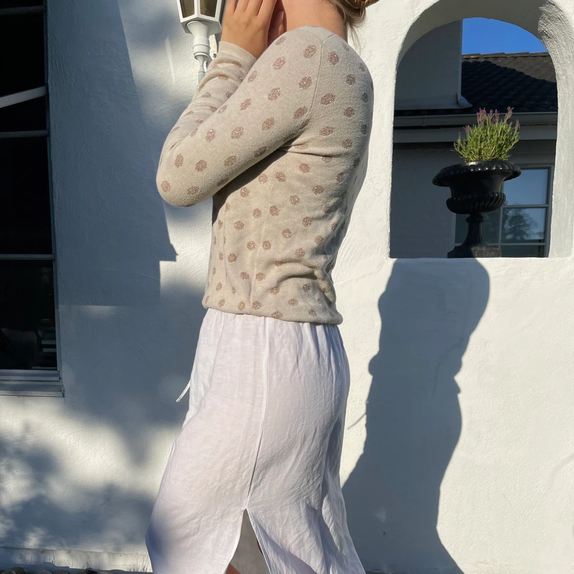 Mango tröja prickig strl s - 90