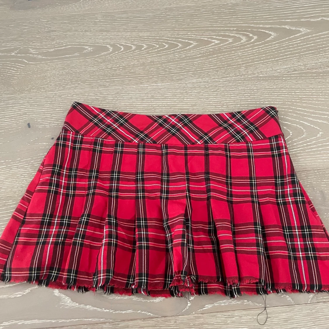 rutig mini kjol - 91