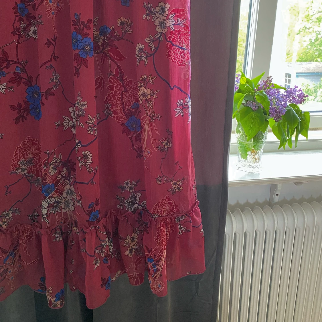 Blommig långklänning - 91