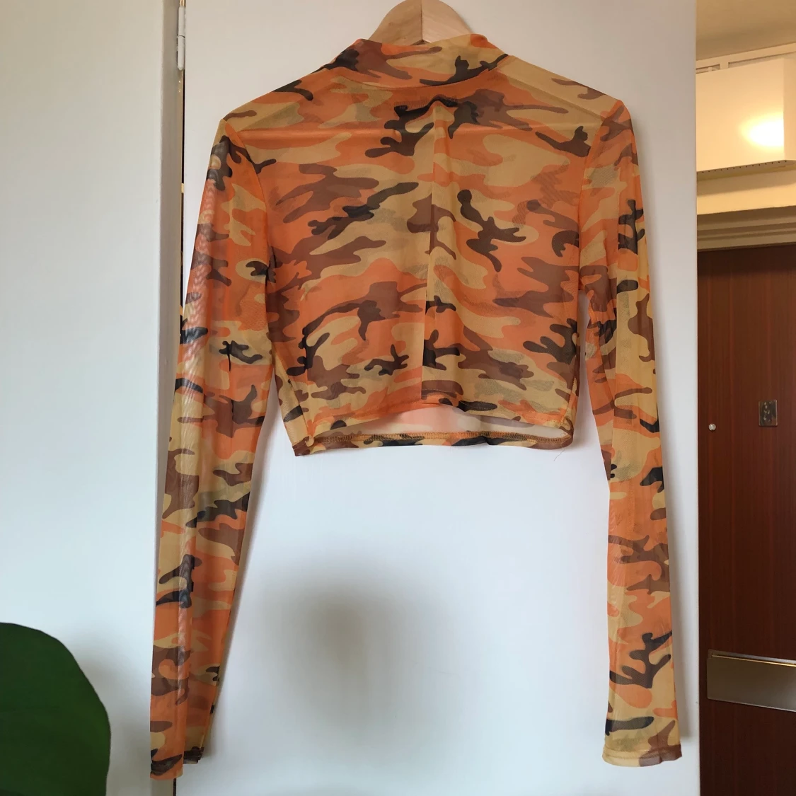 Croppad mesh topp - 90