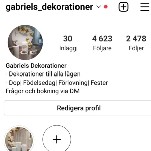 Instagram - Instagram: @gabriels_dekorationer