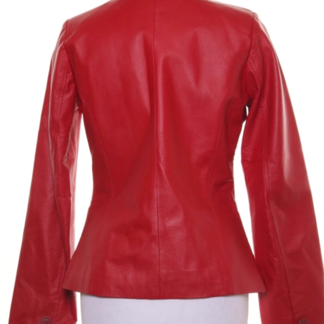 Isabell Kristensen läcker jacka/ kavaj / läder / kvalite/ Nyskick! Stl S  - 91