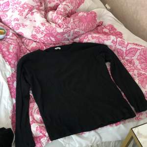Säljer denna basic svarta långärmade tröjan för 50kr. Har använts ett par gånger innan men är som ny. Den är i storlek S. Om någon är intresserad, skriv gärna.💕