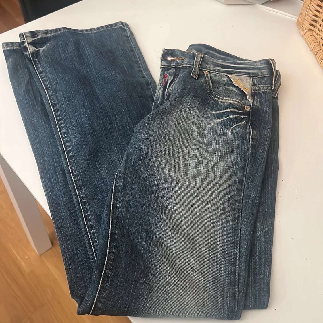 Lågmidjade replay bootcut jeans  - 91