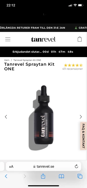 Tanrevel  - Säljer min Tanrevel one. Använd sparsamt. Maskin, laddare samt färg i orginalförpackning