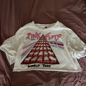 Pink Floyd crop top - Vit crop top med Pink Floyd-tryck från H&M
