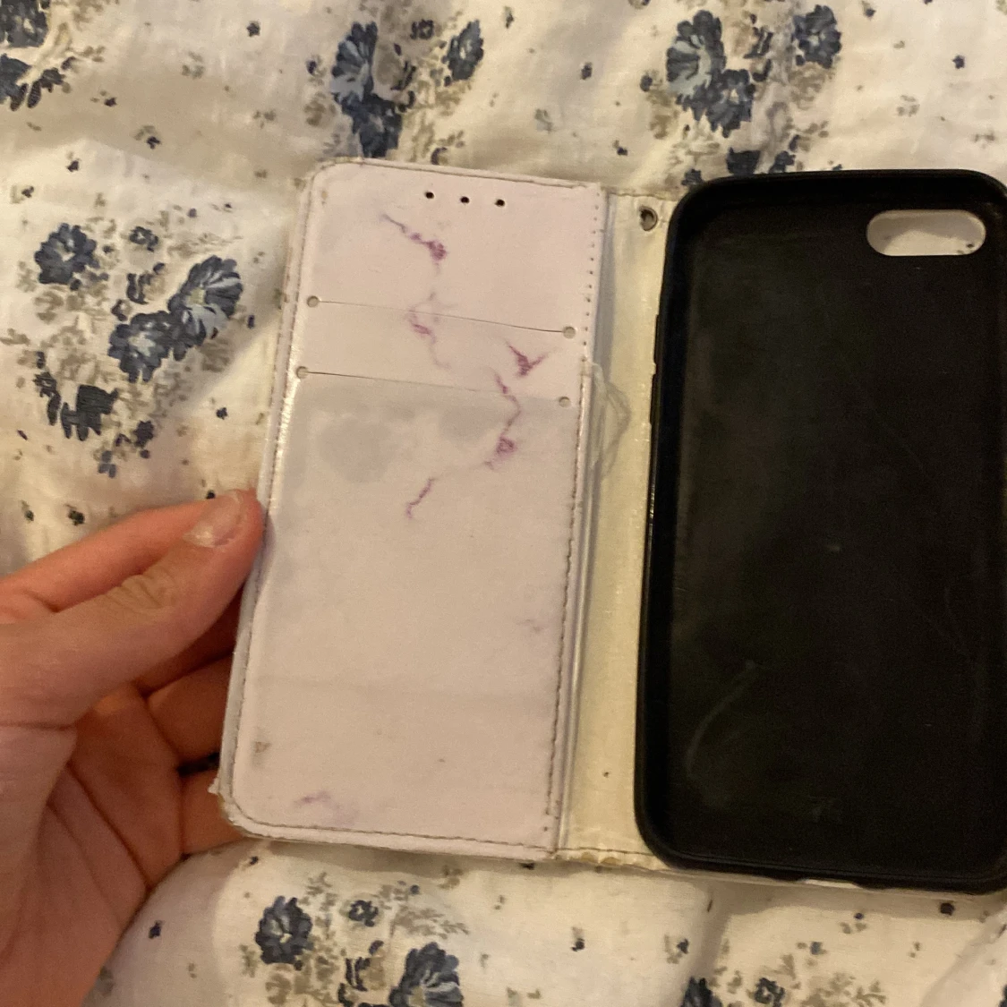 iPhone 6 skal lila/ vitt - 90