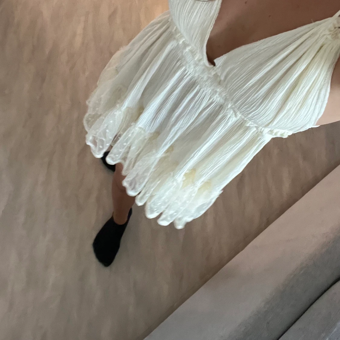 Vit klänning  - 90