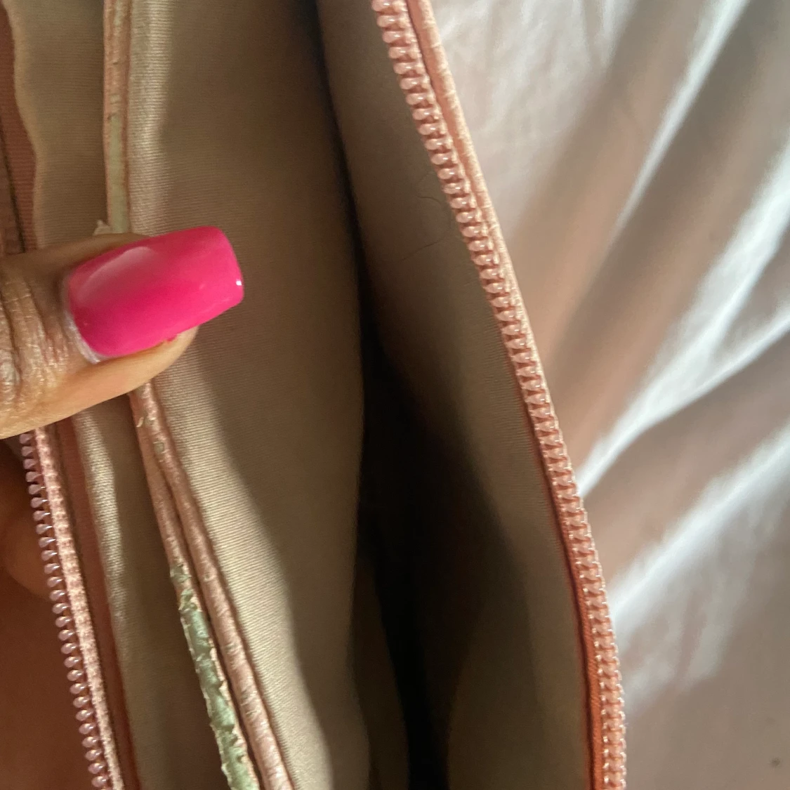 Mk rosa väska/plånbok - 90