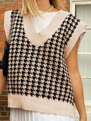 Vest Houndstooth - Houndstooth vest til salgs fordi jeg ikke anvender den. Bor i Norge, så må nok sendes hvis det blir svensk kjøper! 🥰 