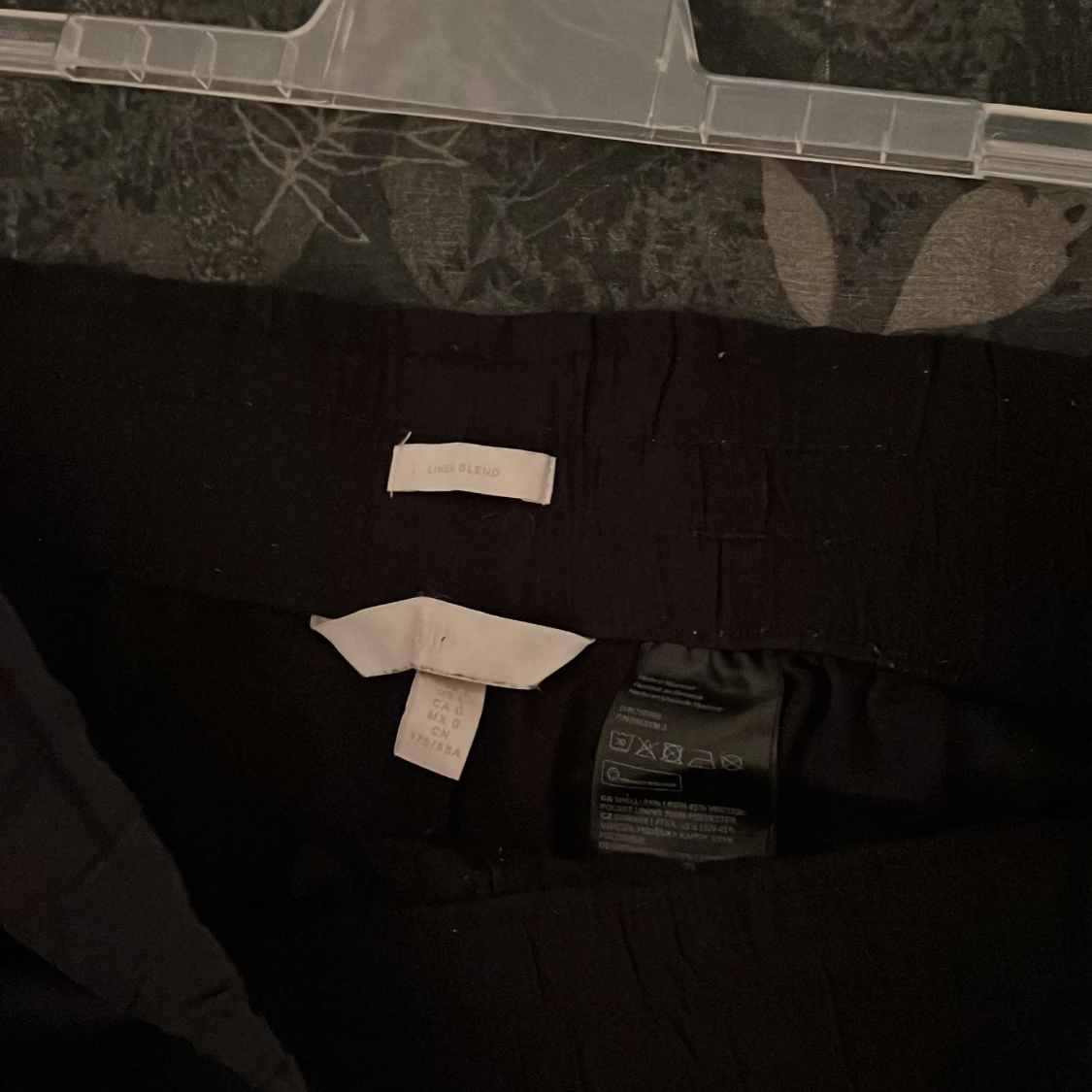 Svarta linnebyxor - 91