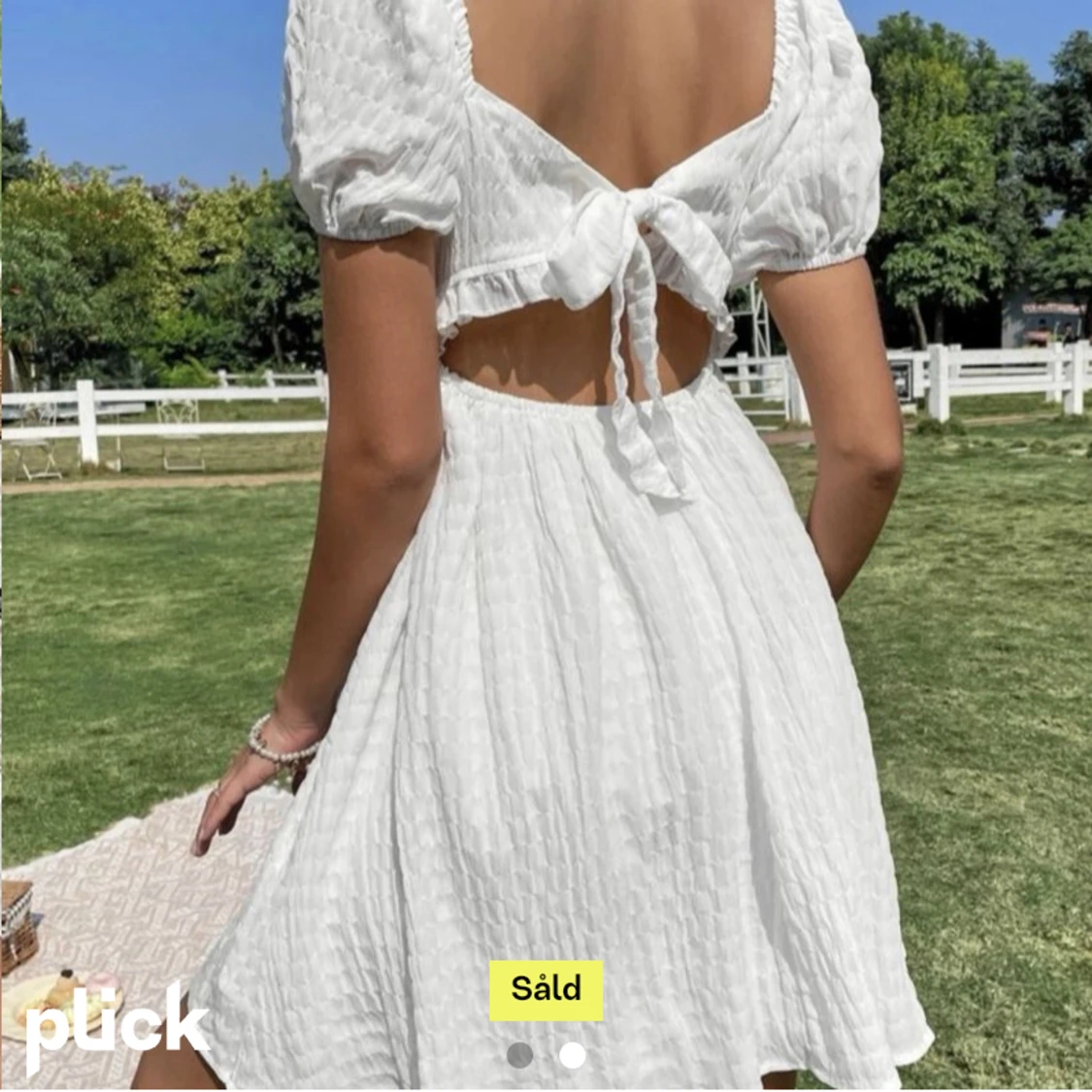 Vit klänning - 90
