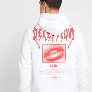 Hoodie- unisex  - Hoodie med coolt tryck, unisex. Storlek S. Endast använd fåtal gånger. Nypris 350kr. 